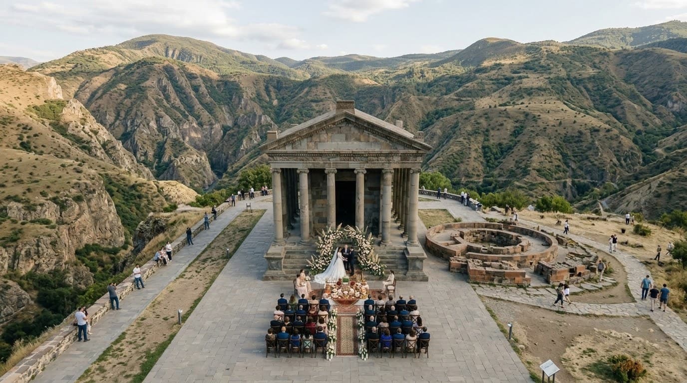 عقد آریایی در گارنی ارمنستان | Armenian wedding ceremony in Garni